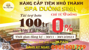 Nâng cấp tiệm nhỏ thành spa dưỡng sinh chỉ từ 0đ