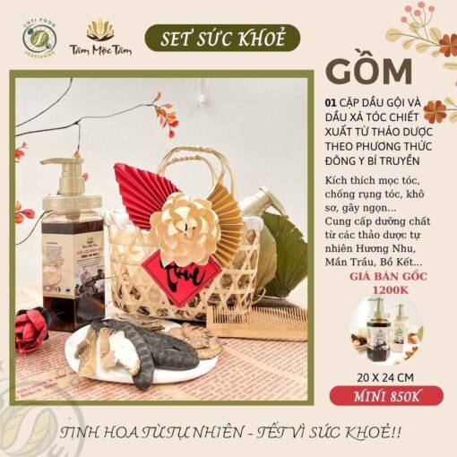 Set Sức Khỏe - Giỏ Quà Mừng Xuân - Mini