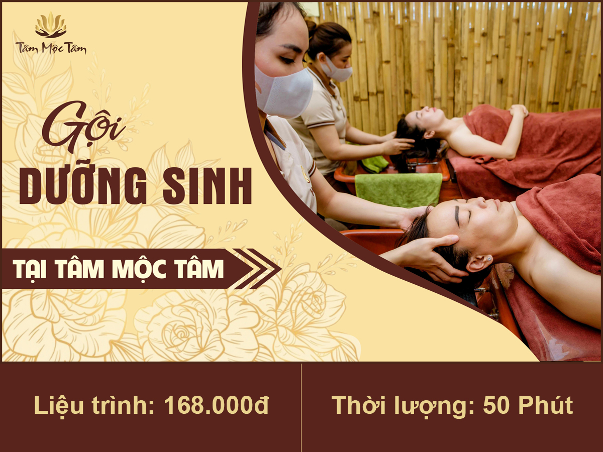 GỘI ĐẦU DƯỠNG SINH TÂM MỘC TÂM THANG - 50P